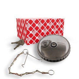 febi bilstein 06056 Lockable Vented Fuel Cap 1 Piece Silver