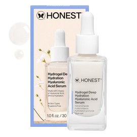 Honest Beauty Stay Hydrated Hyaluronic Acid + NMF Serum with 3 Types of Hyaluronic Acid | EWG Certified + Dermatologist Tested | Vegan + Cruelty Free | 30 mL