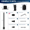 Gyykzz Side Mount Cable Railing Post 42" (Post Body 47.6"),
