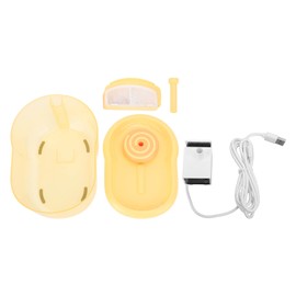 Cat Water Fountain Multifunction Quiet Circulating Filtration Large Capacity Automatic Pet Water Dispenser Orange