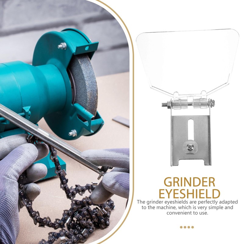 POPETPOP Grinder Protective Disc Grinder Stand Eye Protection 2-Piece Angle