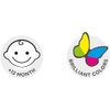 CARIOCA Baby Teddy Crayons | Box of Coloured Crayons for