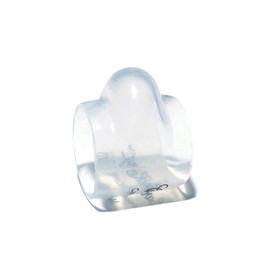 CareRing Cover Silicone Wedding Ring Protector, Ring Guard for Diamond Protection, Workout, Cleaning Engagement, Clear Medium, 6-9