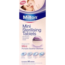 Milton Mini Sterilising Tablets 50 Tablets x 3 Packs