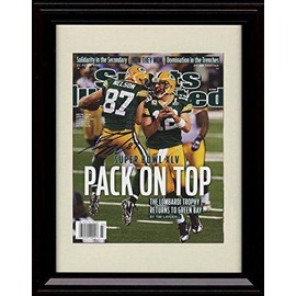 Jordy Nelson - Green Bay Football SI Championship Autograph Replia Print - Framed 8x10