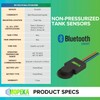 Mopeka Pro200 - Bluetooth & Wired Ultrasonic Sensor for Non-Pressurized