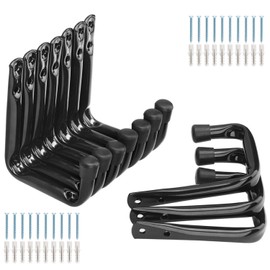 Moundnaik Garage Storage Hooks, Heavy Duty Wall Mount, J Utility Hangers (4.5" x 3.5", Pack of 10)