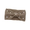 Minkissy 1pc Knit Woolen Headband Decor and Bowknot Cozy Winter