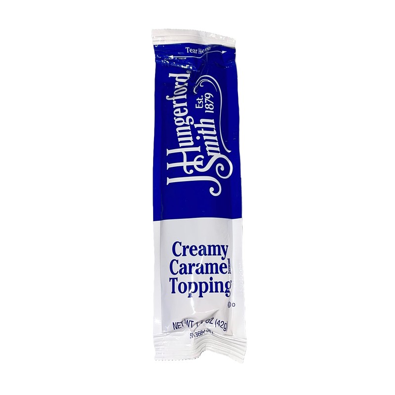 J Hungerford Smith Caramel Portion Control Packets 1.5 oz |