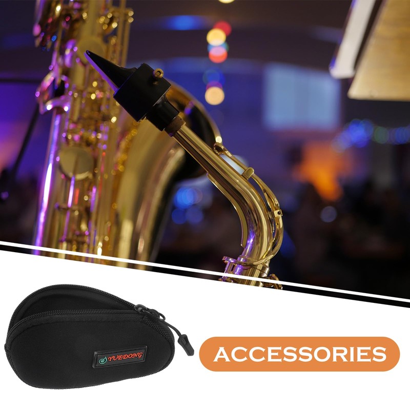 LIFKOME Sax Bag Clarinet Mouthpiece Pouch Alto Saxophone Mouthpiece Case