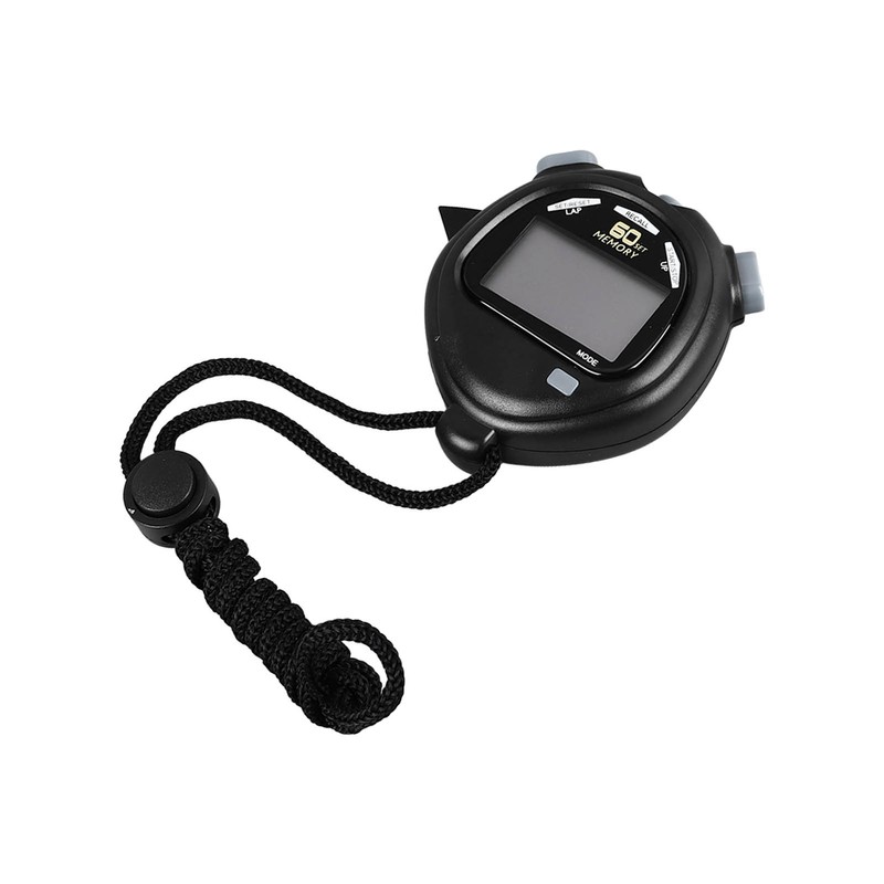 Stopwatch Timer 3 Rows and 60 Channels Larger Display Black