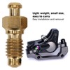 2Pcs Disc Brake Bleeder Screw Titanium Alloy M6 Rust Resistance