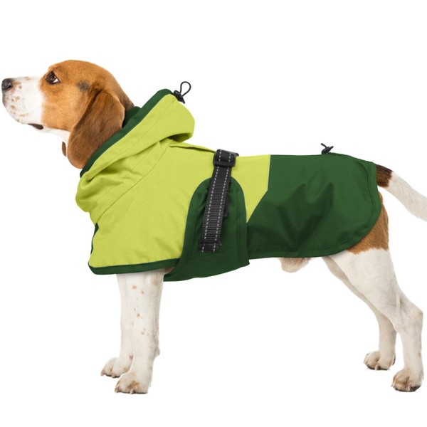 BRKURLEG Dog Raincoat for Small Medium and Large Dogs Waterproof