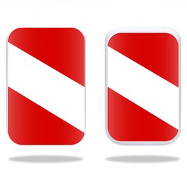 MightySkins Skin Compatible with HP Sprocket wrap Cover Sticker Skins Scuba Flag