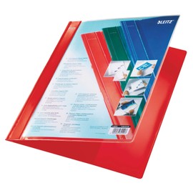 Esselte Leitz Exquisite Folder Presentation Bag A4 Extra Wide PVC Red