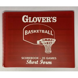 Glover's Short Form 35 Game Basketball Score Book