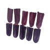 IWOWHERO Finger Protector Set 10pcs Leather Thimble Covers for Craft