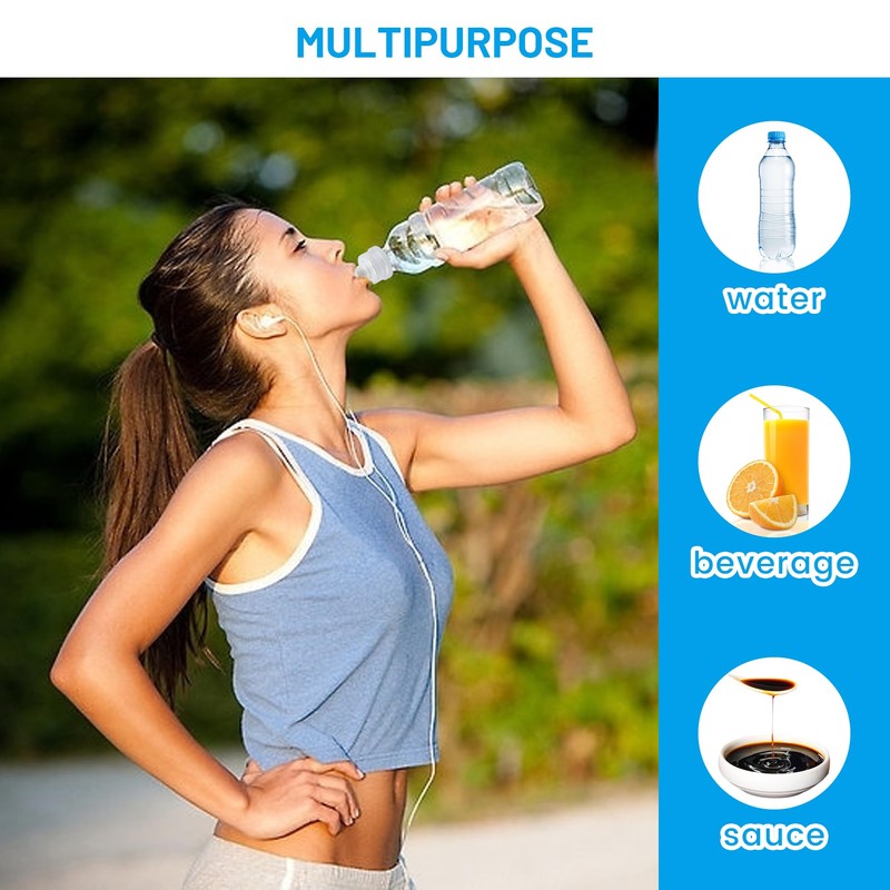 Amviner 28mm Push Pull Cap, Replacement Water Bottle Flip Tops