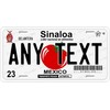 placas de Sinaloa personalizada