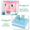 Ciieeo Wooden Nutcracker Ornaments Christmas Nutcracker Doll Toy Nutcracker Soldier