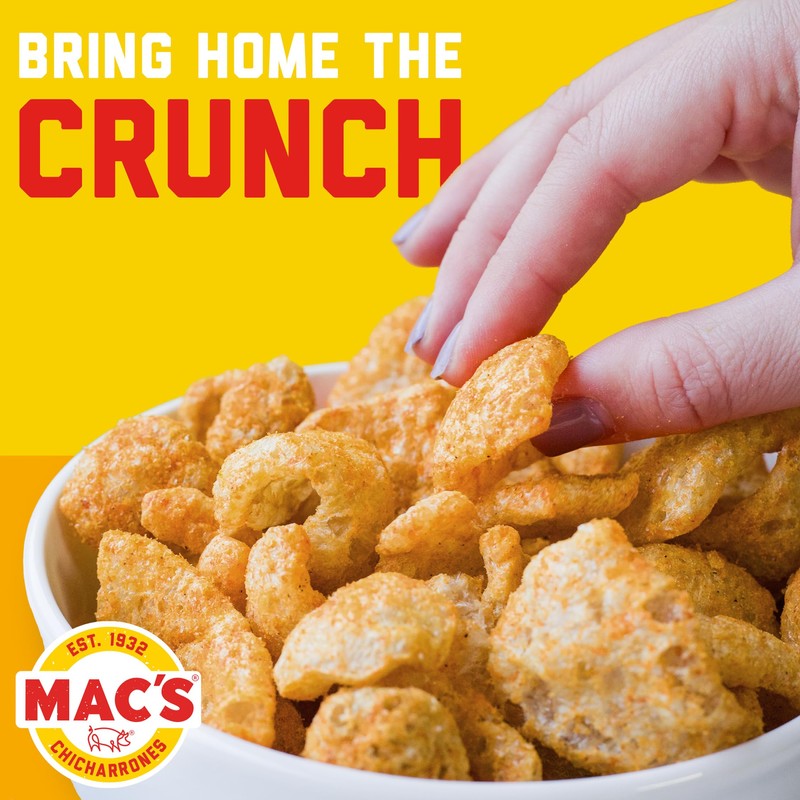 Mac's Tajin Chili Lime Fried Pork Skins - Tajin Chili