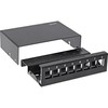 InLine® Patch Panel Box Surface-Mounted for 8X Keystone RJ45 Metal