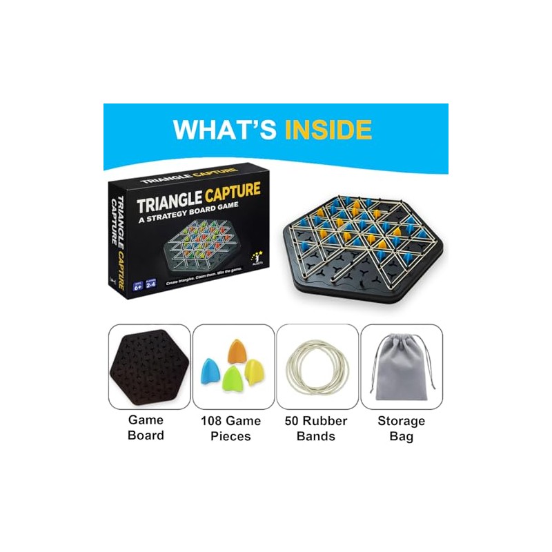 Strategy Board Game for Family Game Night - Fun Triangle