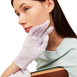 OH! ANY TIME ANY WEAR Women's Anti-UV Gloves Sun Protective UPF 50+ Full Finger Summer Gloves Touchscreen for Golf Driving Hiking Riding SLM3M113