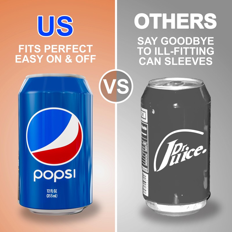 BeerSkin Skywin Silicone Can Covers that Look Like Soda -
