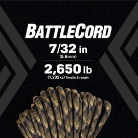 Atwood Rope MFG 5.6MM BattleCord - 2650lb Tensile Strength (Groundwar, 50)