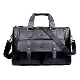 Briefcase black bag luxury black tote bag office worker briefcase man