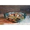 Couronne Company G7590 Origami Recycled Glass Bowl, 10", Clear, 1