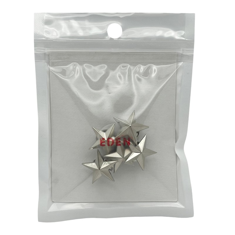 EDEN Stella Star Pin Badge 0.7 inches (1.9 cm), Set