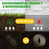 Adhes Biodegradable Brown Paper Packing Tape 3 Rolls 2 Inch