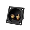 Pastlla 4PCS 2.2" Square 2-Way Speaker Box Terminal Binding Post