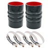 LSDZWORK Silicone Charge Air Cooler Hump Hose 4" X 6"