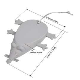 Cartoon Door Stop, Cute Toy Mouse Shape Toy Door Stop Bracket Security for Home Garden Office (Grey)