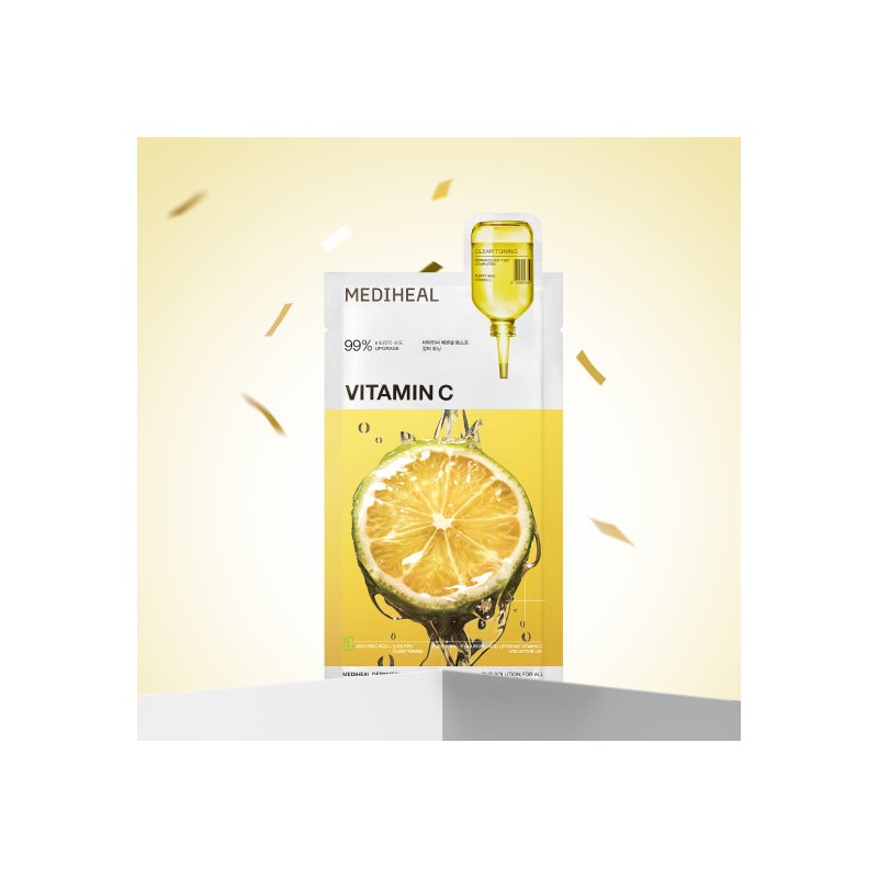 Mediheal Vitamin C Essential Mask Blemish Toning 20 Sheets /