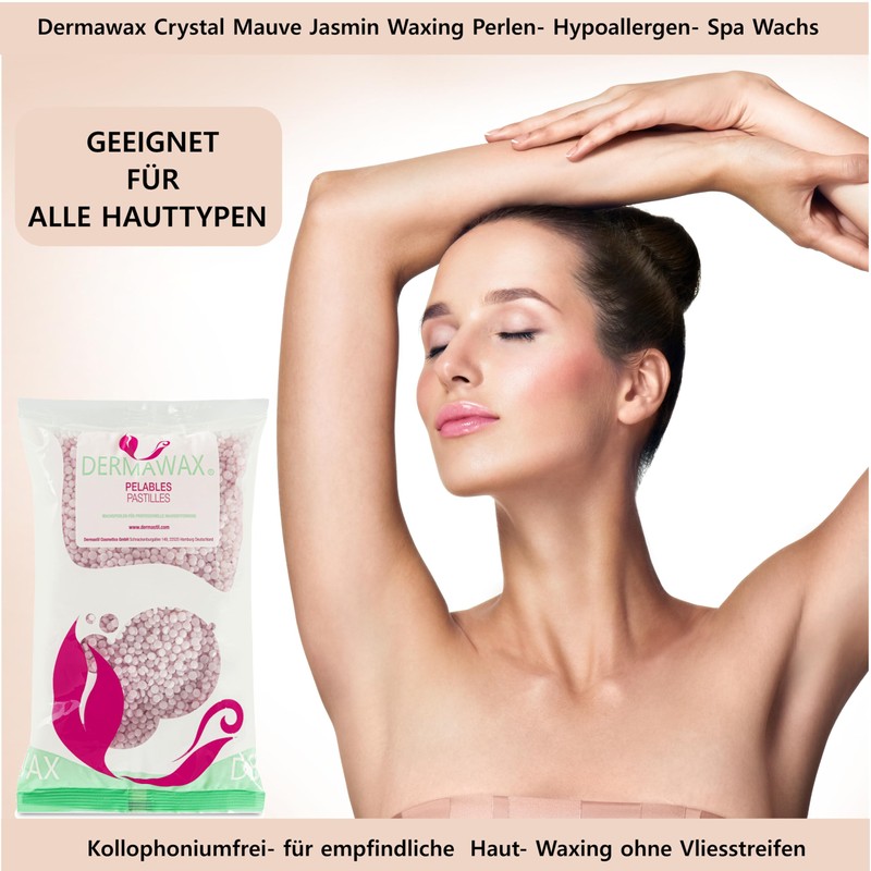 Dermawax Crystal Jasmine Wax without Colophonium Hypoallergenic Hot Wax Waxing