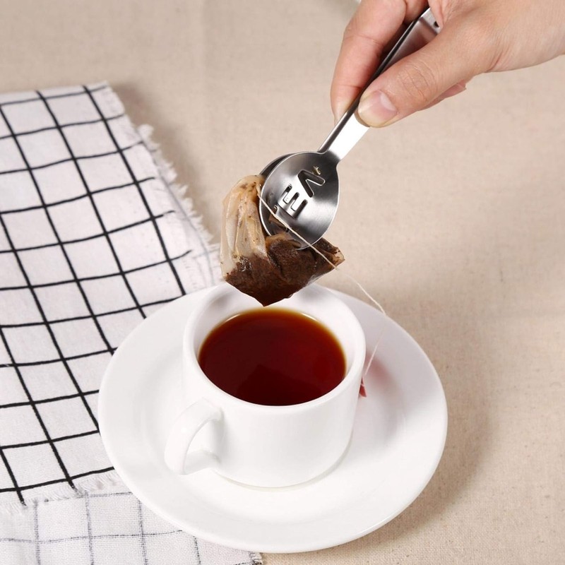 2 PCS Tea Bag Squeezer, Tea Bag Squeezer Tongs, Teabag