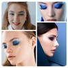 Xumann Blue Eyeshadow Palette Glitter Eye Shadow Palettes Matte Eye