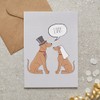 Vizsla Wedding or Engagement Card