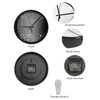 Debedcor Black Diamond Wall Clock Silent Non Ticking, 10 Inch