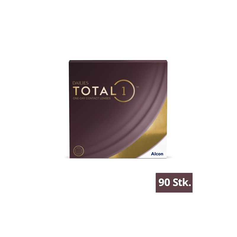 Dailies Total 1 Tageslinsen weich | 90 Stück | BC