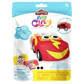 Play Doh Air Clay Racer Red, Sensory and Educational Craft Toys for Kids, Ages 4+