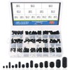 TOP-VIGOR 450Pcs Grub Screw Assortment Set, M3/M4/M5/M6/M8 Hex Socket Head
