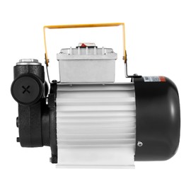 JAYGOVAN 110V Fuel Transfer Pump Self-Priming Commercial Motor Electric Fuel Transfer Pump with Auto Shut-Off Nozzle Hose for Refueling&Fuel Transfer for Cruise Ships&Automotive Self-Power.