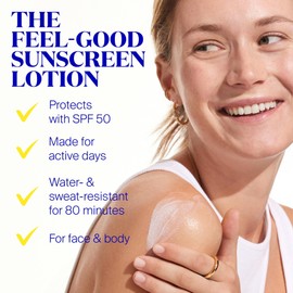 Supergoop! Supergoop! PLAY Everyday Lotion SPF 50 - Broad Spectrum Body & Face Sunscreen for Sensitive Skin - Great for Active Days - Fast Absorbing, Water & Sweat Resistant - 5.5 fl oz - 2 Pack