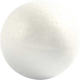 Polystyrene Ball 5 cm, Pack of 5