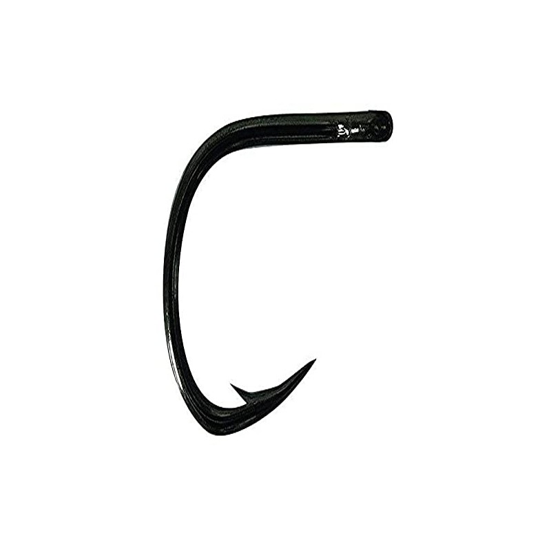 Mustad Hoodlum 5X Strong Live Bait Hook (6 Pack), Black/Nickel,